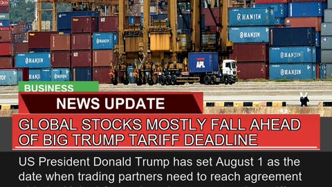Global Stocks Mostly Fall Ahead of Big Trump Tarif