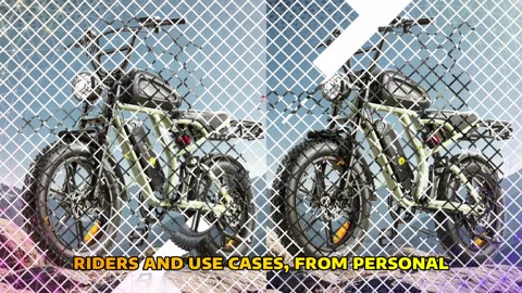 BURCHDA H1 Electric Bike 1000W Motor 48V 15AH Battery 20 Inch 4.0 Fat Tire Electric Bike
