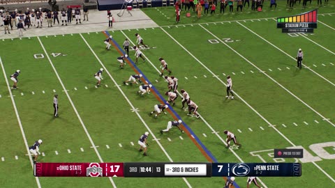 EA Sports College Football 25 Ohio State Dynasty Year 1 Game 8 Ohio State Vs Penn State CPU Vs CPU