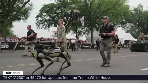 Tanks, Troops & ROBOT DOGS⚡ Military parade showcases Military's future