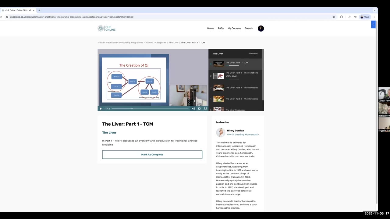 Ep 421: Master Practitioner Course with Hilery Dorrian