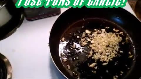 BIKER COOKING BROCCOLI RABE HOT SAUSAGE