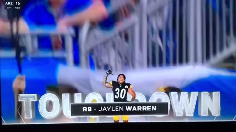Steelers RB #30 Jaylen Warren TD🏈45yds