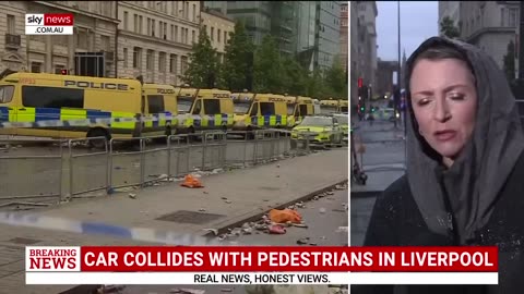 Car ploughs through crowd of pedestrians at Liverpool FC parade