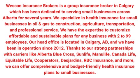 Wescan Insurance Brokers - Trusted Group Insurance in Calgary, AB