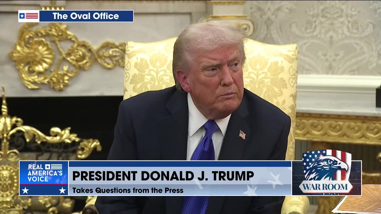 President Trump Live From The Oval Office With The Secretary General Of NATO