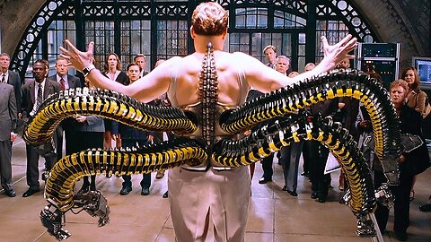 Otto Octavius Demonstrates His Mechanical Arms - The Fusion Accident Scene - Spider-Man 2 (2004)