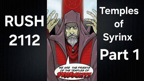 RUSH 2112 Temples of Syrinx Part 1 #rush