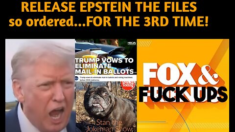 3rd Fed Judge Demands Trump RELEASE EPSTEIN FILES & I KNOW WHY HE WON'T