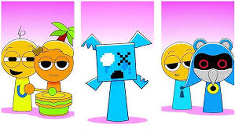 Sprunki OC Mroona and Wyrum Retake and Mili and GF Retake Phase 2 VS Phase 3 VS Phase 4 #squidgame03
