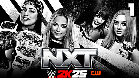 WWE 2K25 NXT April 22nd 2025 - Match 1: Liv & Raquel defend successfully!