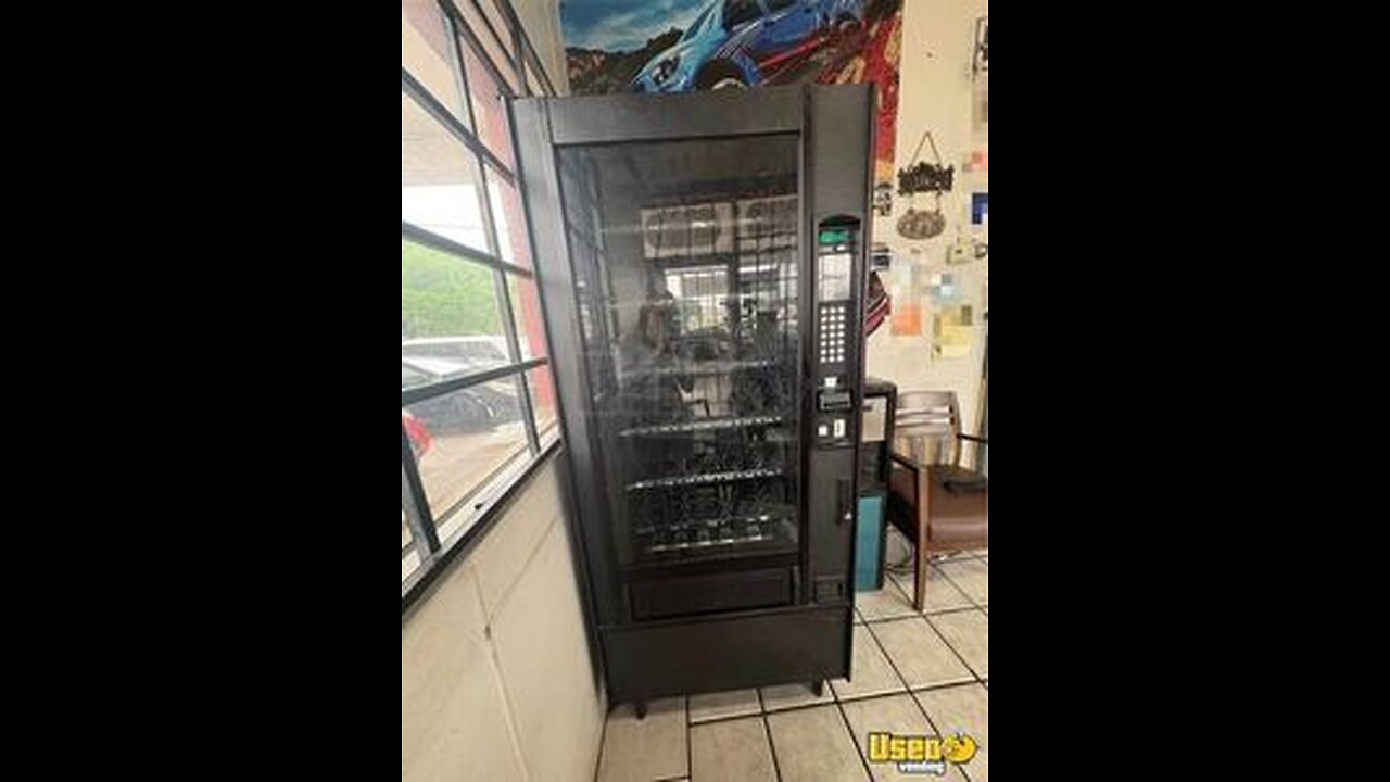 Crane National Vendors GPL Glass Front Snack Vending Machine For Sale in Texas!