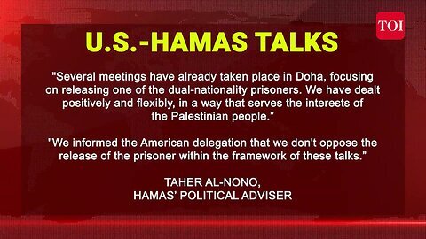 Trump Strikes 'Secret Deal' With Hamas, Stuns Israel_ Huge Reveal On Gaza Hostage Talks