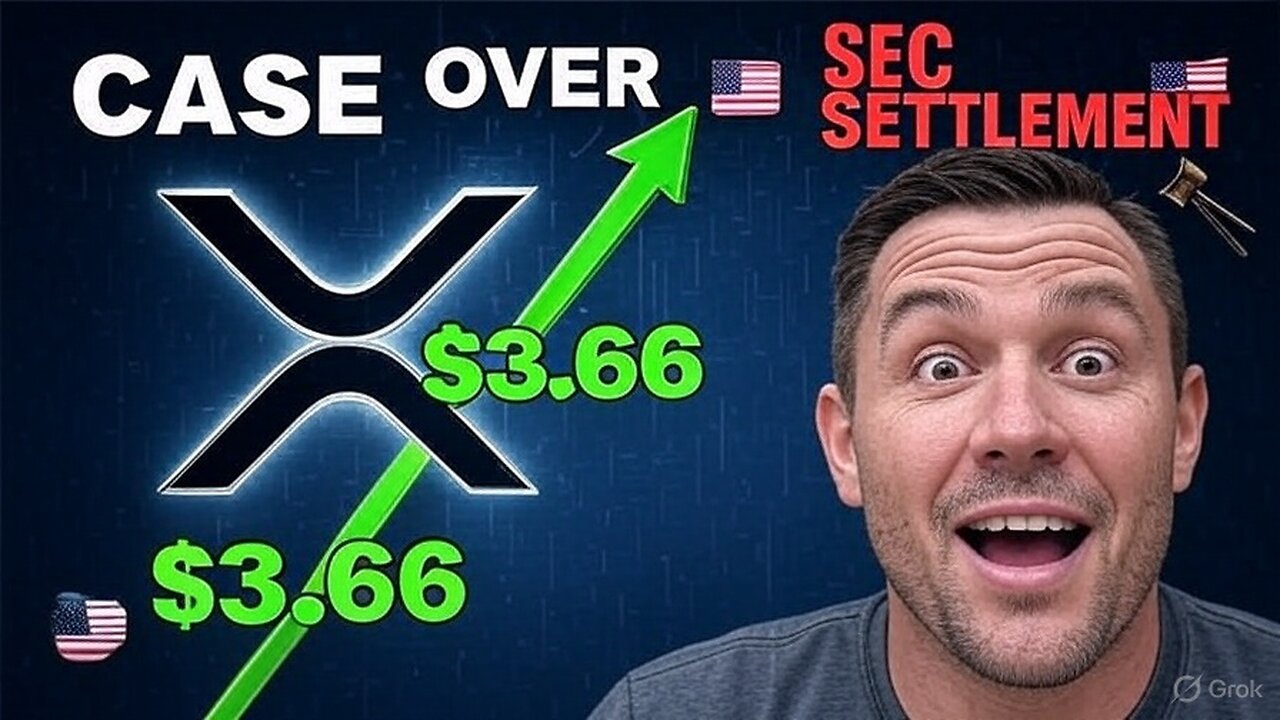 XRP CASE OVER! SEC Settlement Complete - $3.66 Price Target | Crypto News & Analysis Today