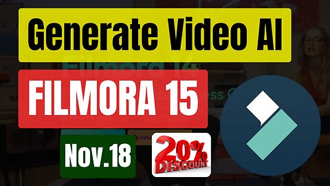 [20% OFF] Filmora Discount Halloween To November 8th | Filmora AI Edit Video