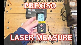 PREXISO Laser Measure, Easy to use, Area, Volume, Pythagorean