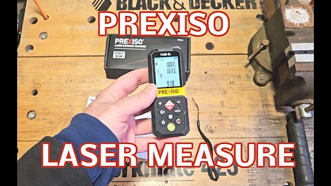 PREXISO Laser Measure, Easy to use, Area, Volume, Pythagorean
