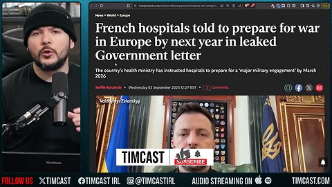 World War 3 Feared After LEAKED Document Tells France Prepare For WAR | Tim Pool