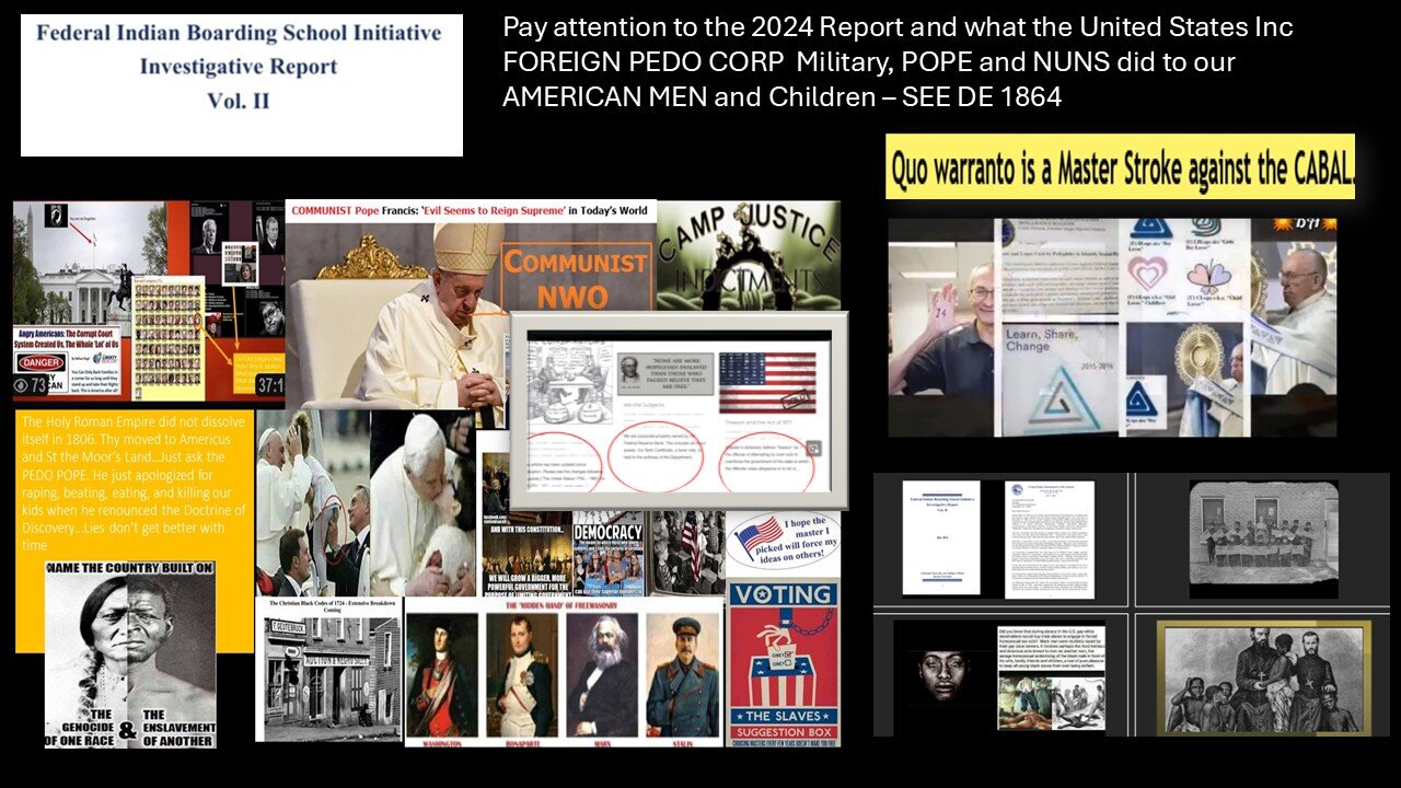 HOW DEEP DOES THIS RABBIT HOLE GO? FOCUS ON THE RESIDENTIAL SCHOOL AND UNDERSTAND WHAT HAPPENED