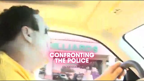 Alex Jones Confronts The Police as Joker - 2009