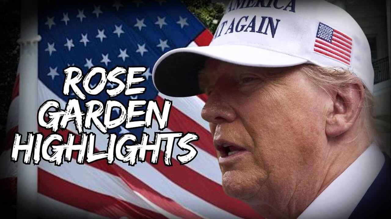 Highlights From Trump’s Rose Garden Press Conference