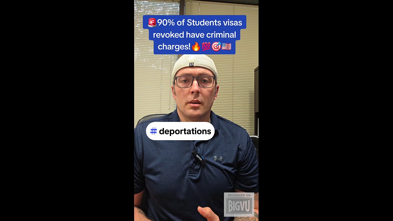 90% of Revoked Visa Holders have criminal records