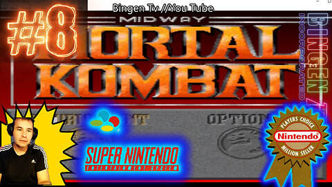 Video game Retro Dude// Mega review playing all snes Games from A to Z #8 Mortal Kombat