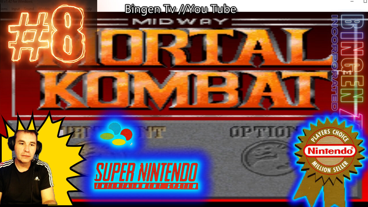 Video game Retro Dude// Mega review playing all snes Games from A to Z #8 Mortal Kombat