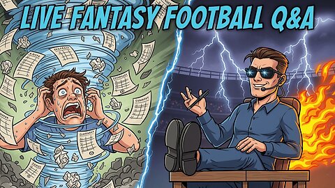 Join Us Live: Get Your Fantasy Football Questions Answered!
