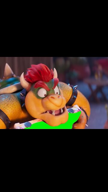 Bowser’s Painting | Green Screen #mario #supermario #bowser #trailer #fyp