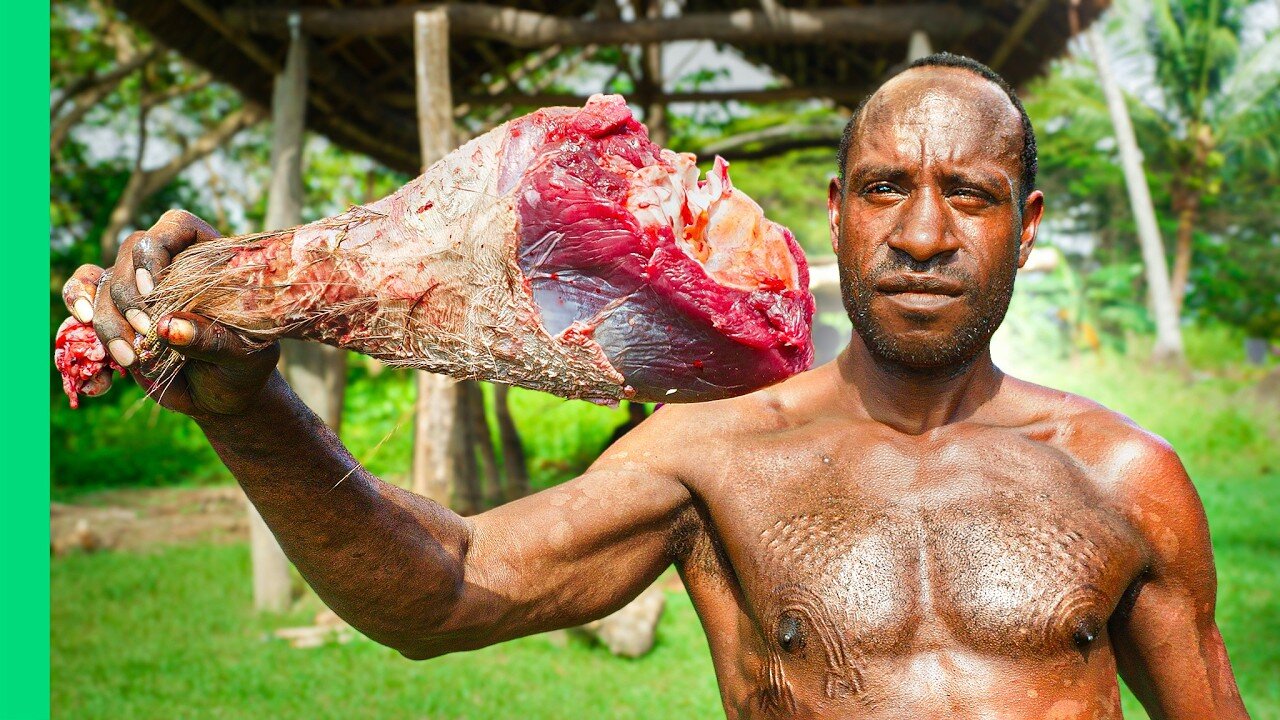 Dining with the Last Known Cannibals!! (The Crocodile Tribe)