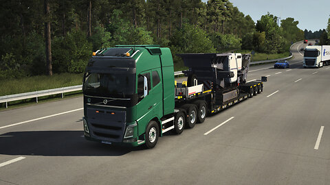 ETS2 | Volvo FH16 750 | Berlin DE to Magdeburg DE | Mobile Crusher 40t