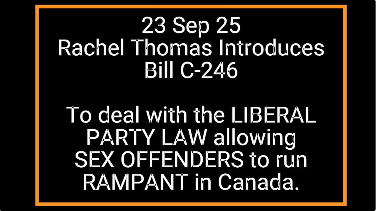 C-246 An Act to Embarrass the Liberals