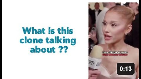 What is this clone talking about ??
