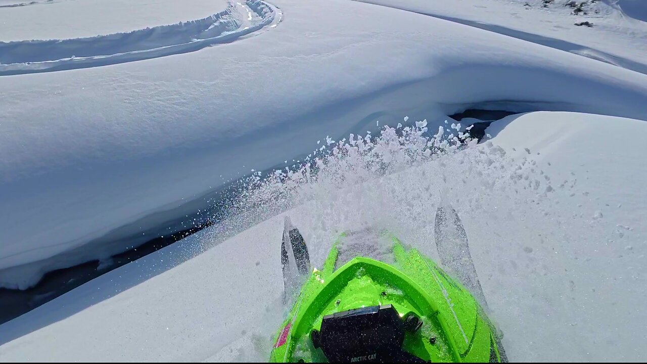 Almost put it in the creek!