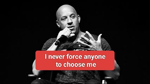 I never anyone to choose me