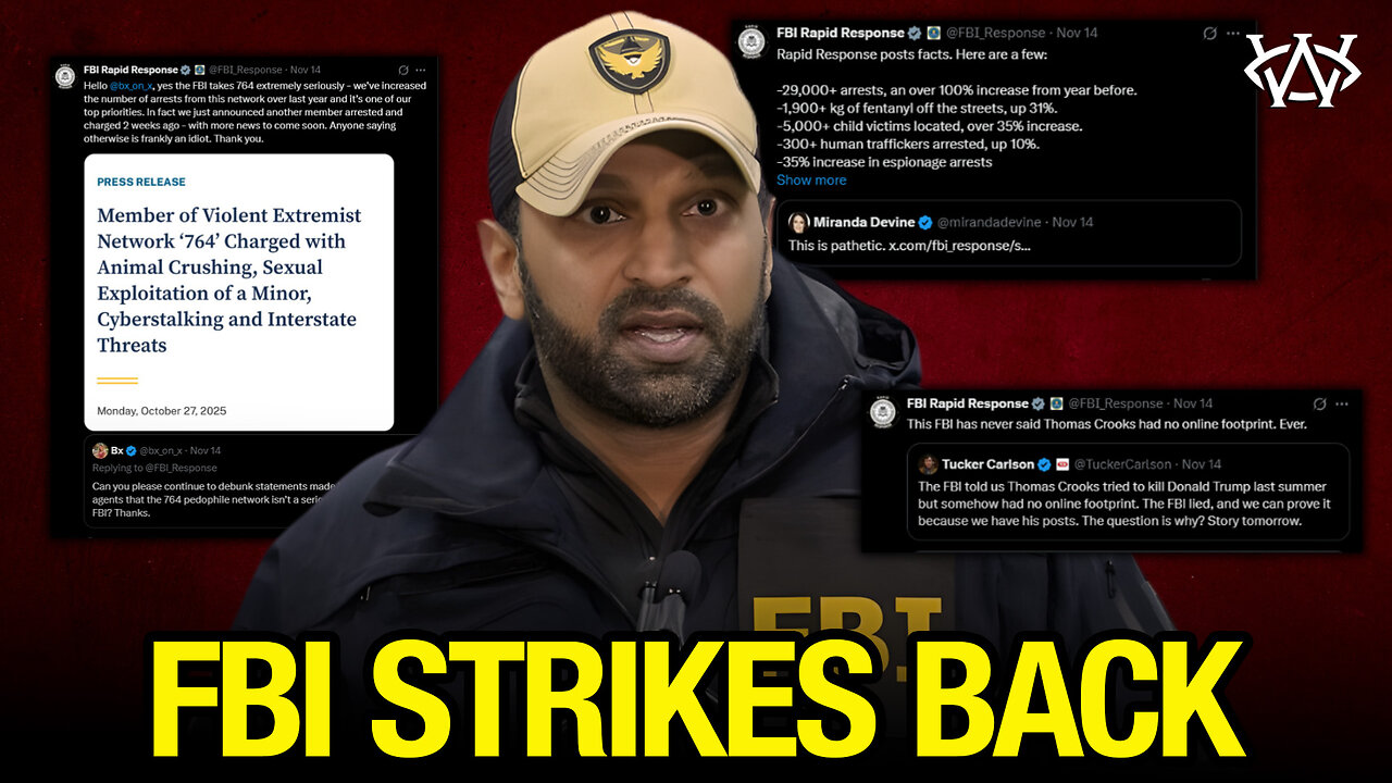 FBI Attacks Conservatives on X and in Multiple Lawsuits!