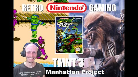 TMNT 3 The Manhattan Project (NES): Save New York City from Shredder & Krang with BrightGaming