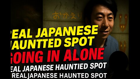 Real Ghost Tunnel in Japan: I Went In Alone...