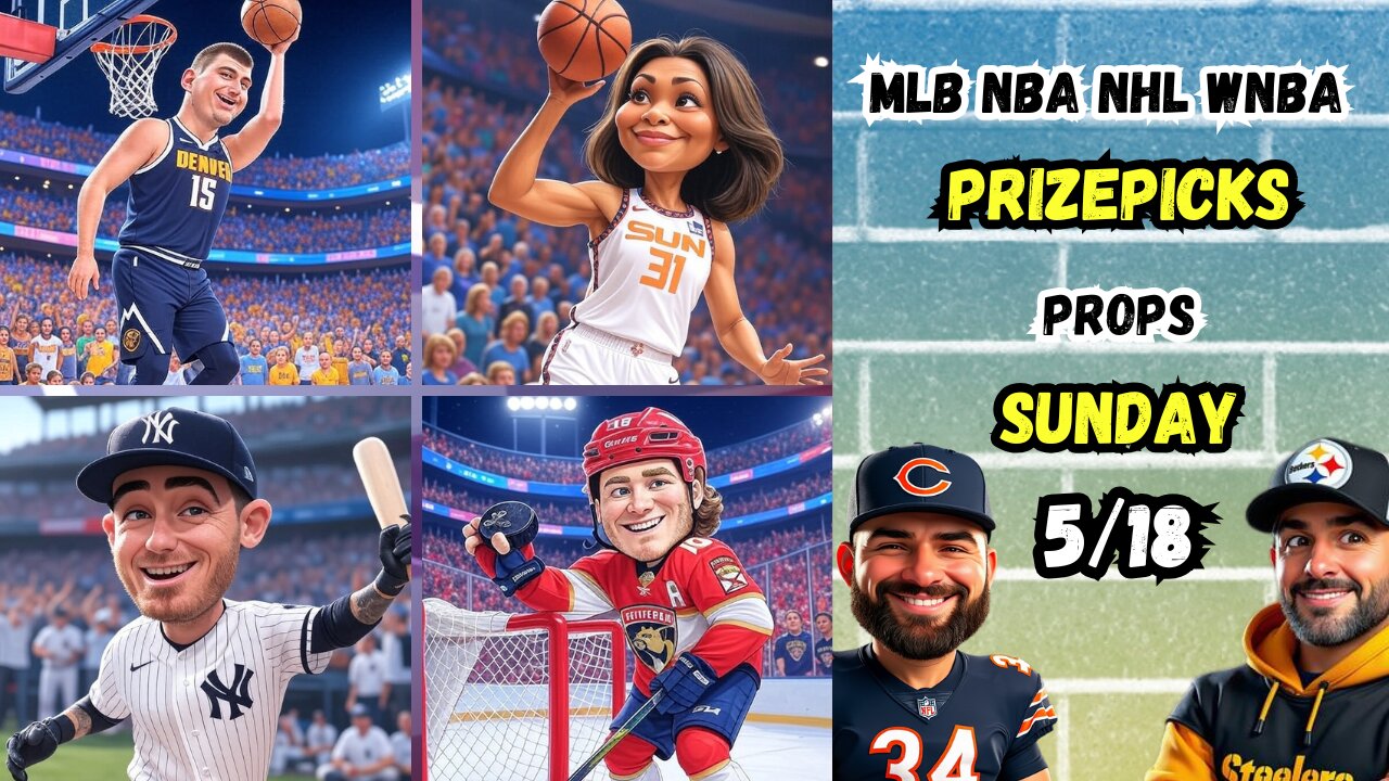 🚨 9 BEST MLB PROPS | 🏀 NBA PROPS | 🏒 NHL PROPS | 🏀 WNBA PROPS | 5/18
