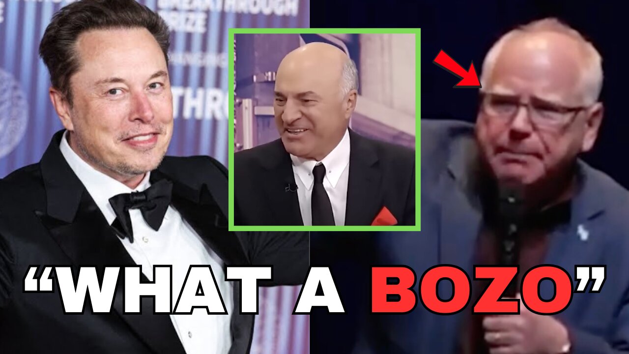 Elon Musk HILARIOUSLY MOCKS Tim Walz