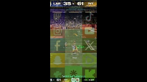 Pick Score PIT 67 vs LAR 35 #userlurk #AllMadden #Madden25 #NFLmadden #madden