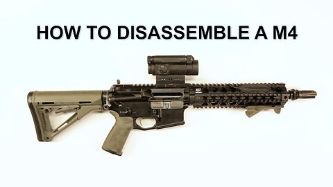 How to Assemble / Disassemble M4 | take apart | Tactical Rifleman