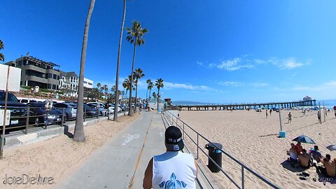 🛴💨💯🤙OMI - Cheerleader(Remix)☯️E-Scooter Tour: Manhattan Beach California...Dockweiler • El Porto😎