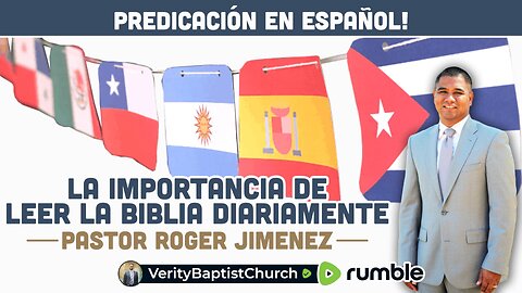 La Importancia de Leer la Biblia Diariamente | Pastor Roger Jimenez
