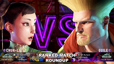 Kuya Kalbo SF6 Ranked Match Roundup. Chun Li Master Rank [Hori Fight Stick]