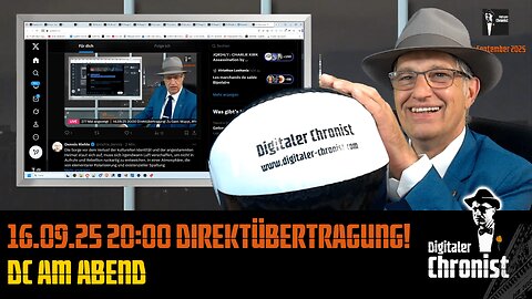 Aufzeichnung vom 16.09.25 Direktübertragung! DC am Abend