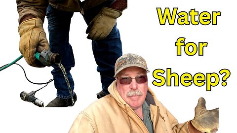 Water is frozen. Now I need to thaw it out. Solar generator