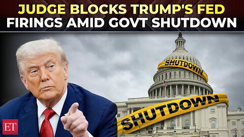 Judge halts Trump’s massive federal worker layoffs amid government shutdown