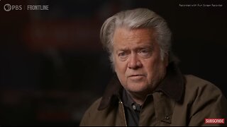 INTERVIEW OF STEVE BANNON FOR THE FRONTLINE SHOW "TRUMPS POWER AND THE RULE OF LAW" - 61 mins.